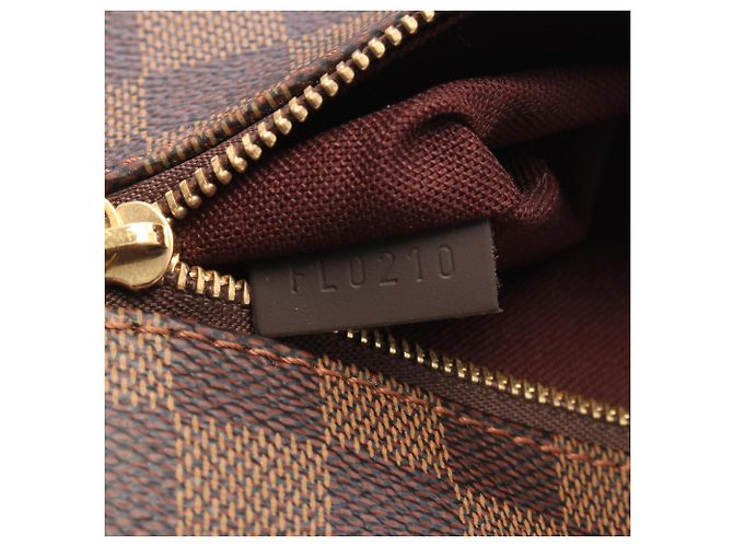 Borsa Tote Louis Vuitton IENA MM Damier Ebene Marrone - vista 5