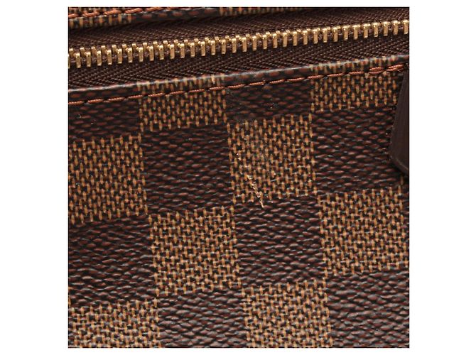 Borsa Tote Louis Vuitton IENA MM Damier Ebene Marrone - vista 6