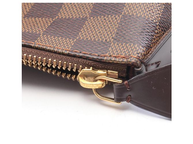 Borsa Tote Louis Vuitton IENA MM Damier Ebene Marrone - vista 8