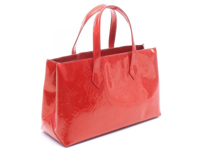 Borsa Louis Vuitton Wilshire PM Rosso - vista 2