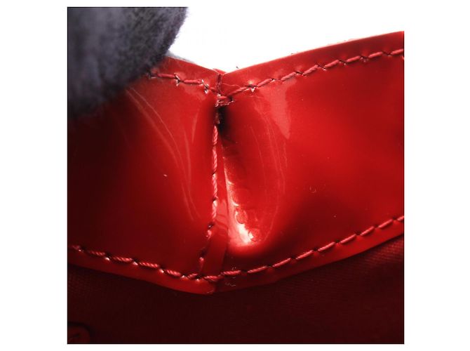 Borsa Louis Vuitton Wilshire PM Rosso - vista 5