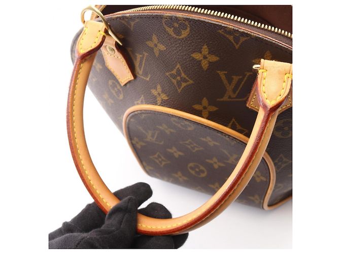 Borsa Louis Vuitton Ellipse PM Marrone - vista 8
