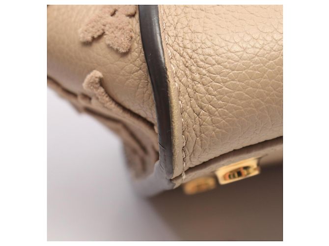 Louis Vuitton On My Side 2-Way Handtasche Beige Bordeaux - Ansicht 5