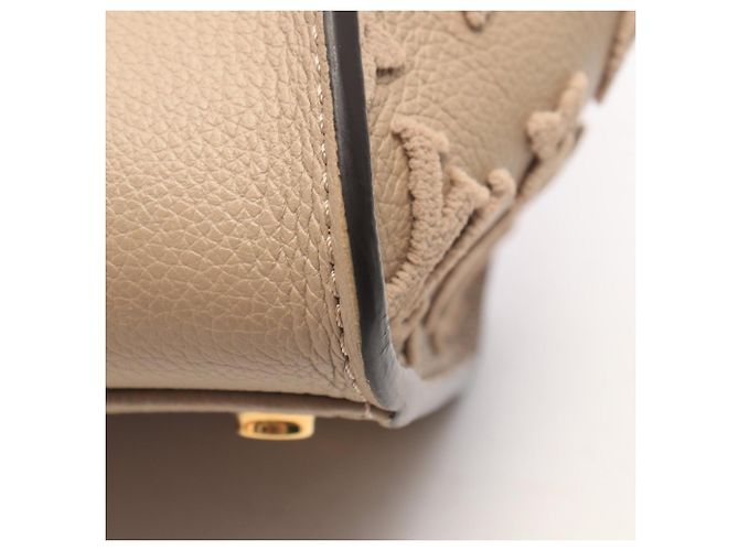 Louis Vuitton On My Side 2-Way Handtasche Beige Bordeaux - Ansicht 6