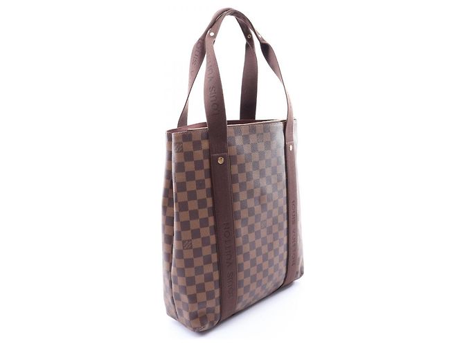 Borsa Cabas Bobour Louis Vuitton Marrone Damier ebene - vista 2
