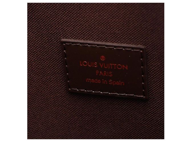 Borsa Cabas Bobour Louis Vuitton Marrone Damier ebene - vista 4