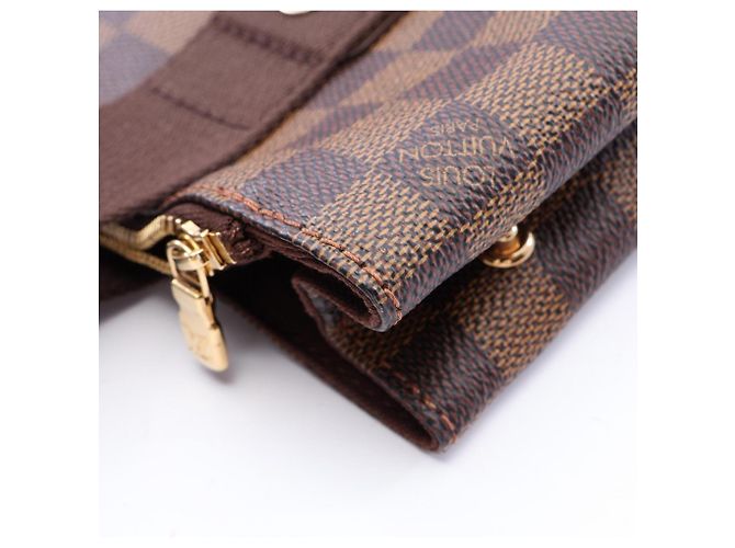 Borsa Cabas Bobour Louis Vuitton Marrone Damier ebene - vista 8