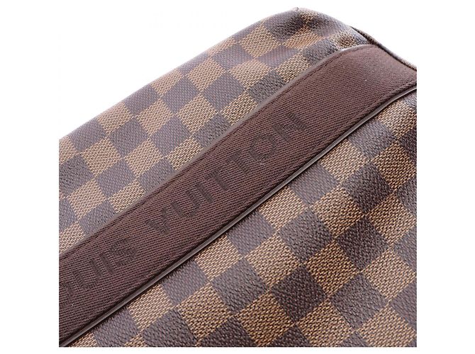 Borsa Cabas Bobour Louis Vuitton Marrone Damier ebene - vista 9
