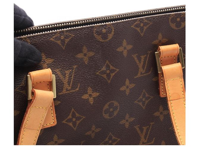 Louis Vuitton Cabas Piano Schultertasche Braun - Ansicht 10