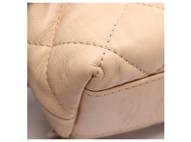 Chanel Matelassé 2-Way Schultertasche Beige - Ansicht 6