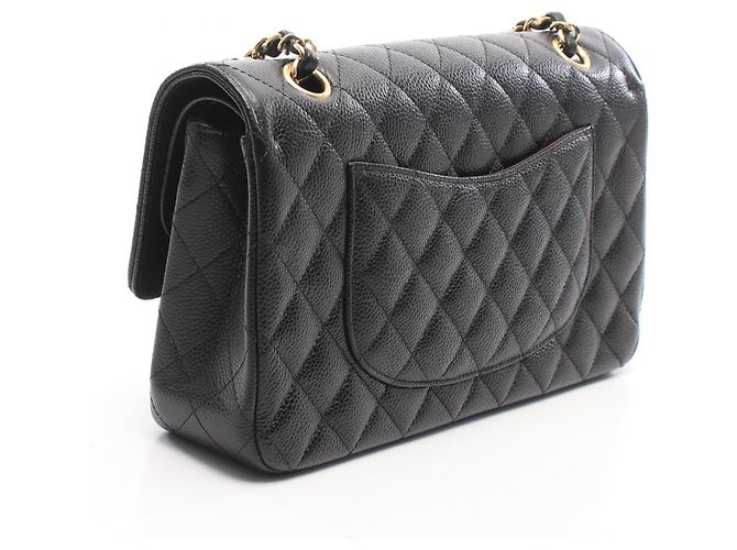 Borsa a tracolla Chanel Matelassé Double Flap Nero - vista 2