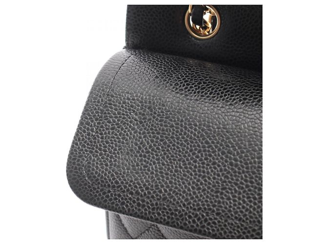 Borsa a tracolla Chanel Matelassé Double Flap Nero - vista 6