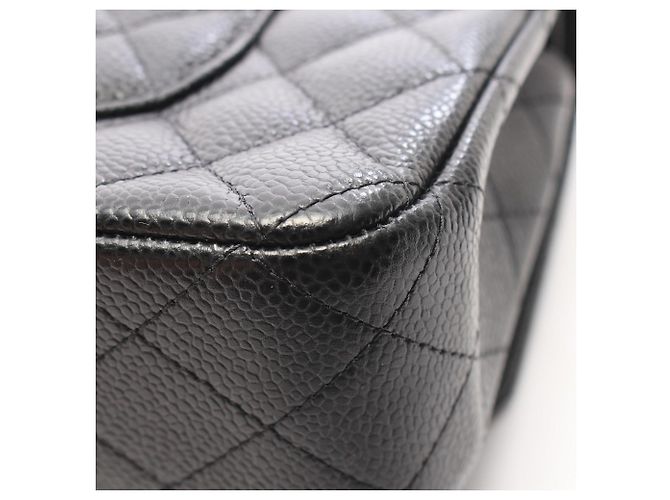 Borsa a tracolla Chanel Matelassé Double Flap Nero - vista 8