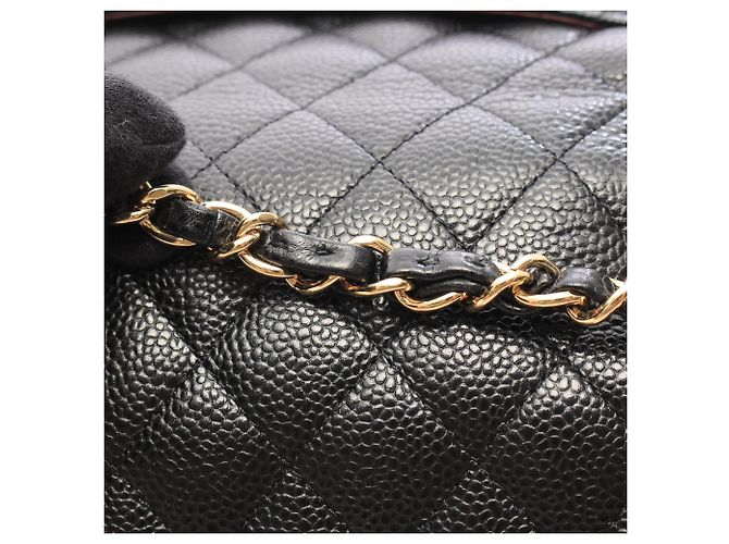 Borsa a tracolla Chanel Matelassé Double Flap Nero - vista 9