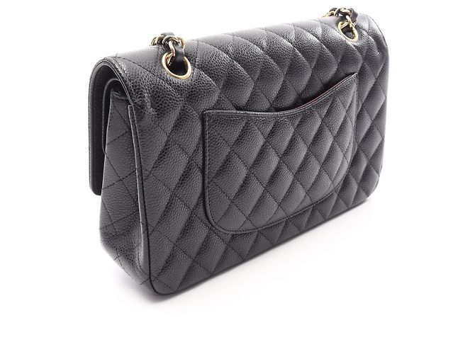 Borsa a tracolla Chanel Matelassé Double Flap Nero - vista 2