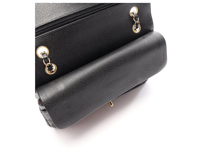 Borsa a tracolla Chanel Matelassé Double Flap Nero - vista 7