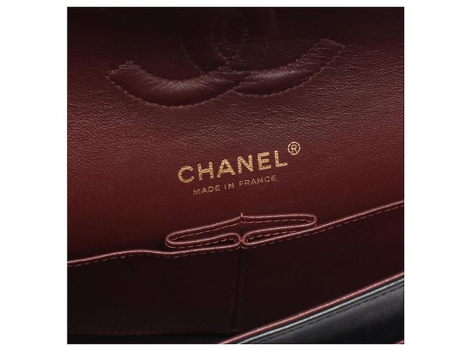 Borsa a tracolla Chanel Matelassé Double Flap Nero - vista 4