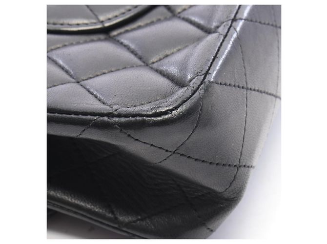 Borsa a tracolla Chanel Matelassé Double Flap Nero - vista 8