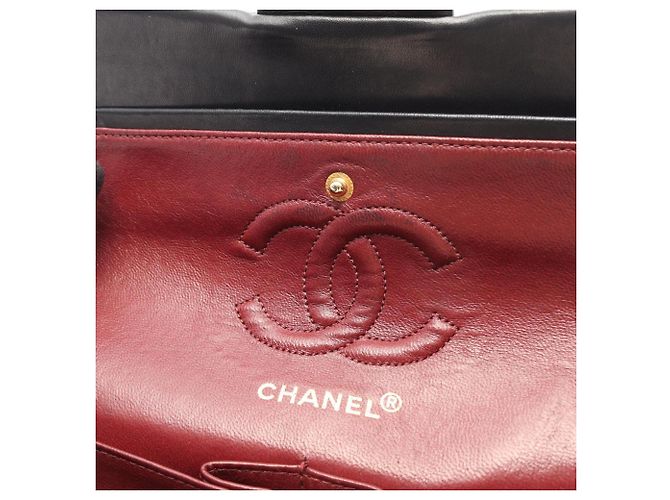 Borsa a tracolla Chanel Matelassé Double Flap Nero - vista 8