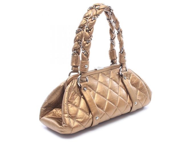Borsa Chanel Matelassé con chiusura Marrone - vista 2
