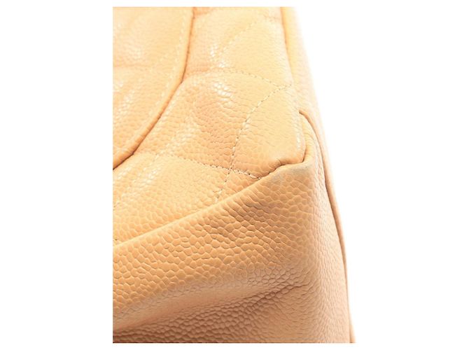 Borsa Tote Chanel Matelassé Grand Shopping Beige - vista 8