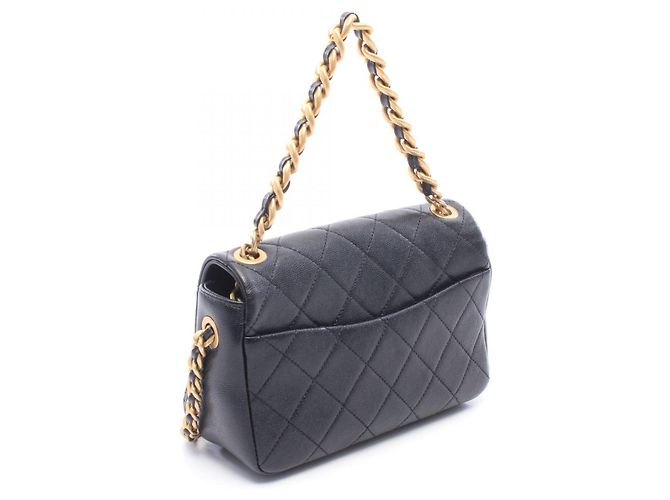Borsa a tracolla Chanel Matelassé Nero - vista 2