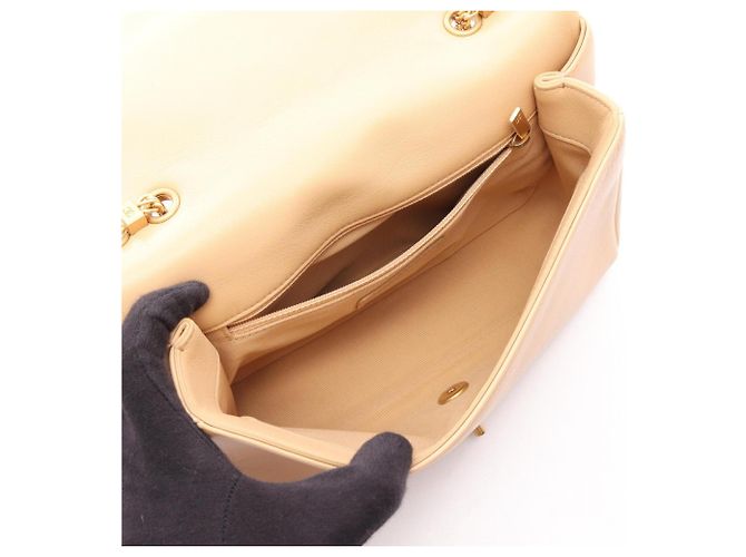 Borsa a tracolla Chanel Matelassé Beige - vista 3