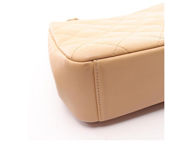 Borsa a tracolla Chanel Matelassé Beige - vista 8
