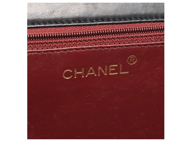 Chanel Matelassé Single Flap Schultertasche Schwarz - Ansicht 4