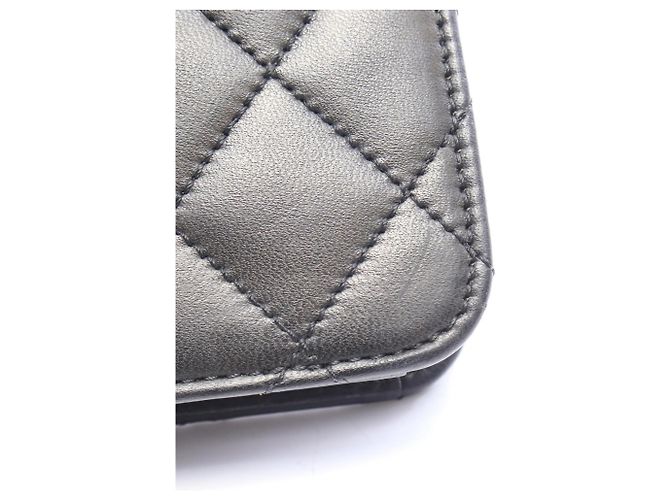 Chanel Matelassé Single Flap Schultertasche Schwarz - Ansicht 7