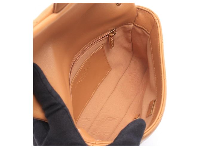 Chanel Matelassé Small Flap Bag Braun - Ansicht 3