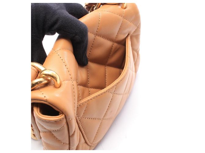 Chanel Matelassé Small Flap Bag Braun - Ansicht 6