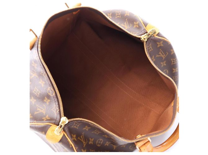 Louis Vuitton Monogram Keepall 45 Boston Tasche Braun - Ansicht 3