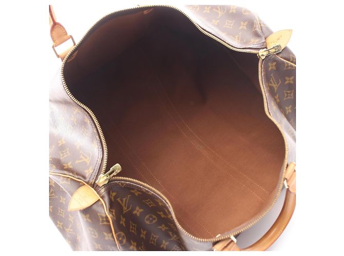 Louis Vuitton Keepall 55 Monogram Boston Tasche Braun - Ansicht 3