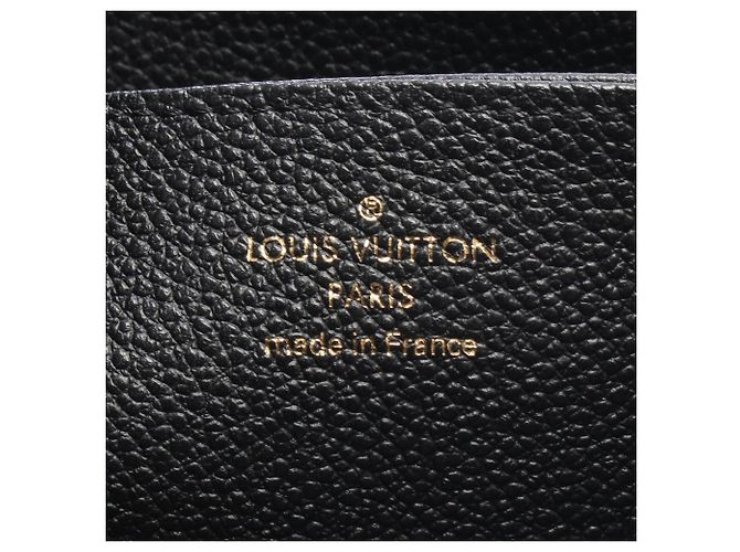 Louis Vuitton Monogram Empreinte Langbeutel Schwarz Roh - Ansicht 4