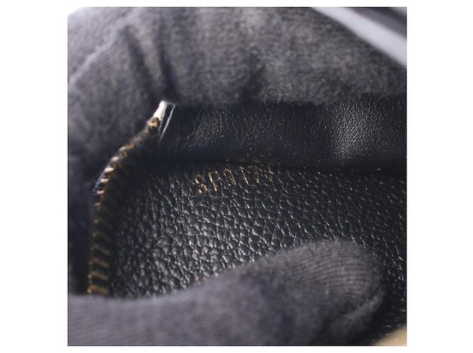 Louis Vuitton Monogram Empreinte Langbeutel Schwarz Roh - Ansicht 5