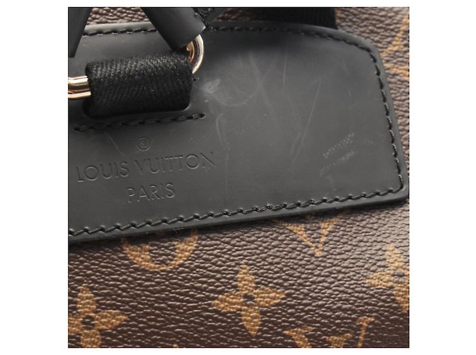Zaino/Borsa Louis Vuitton Josh Marrone Nero - vista 9