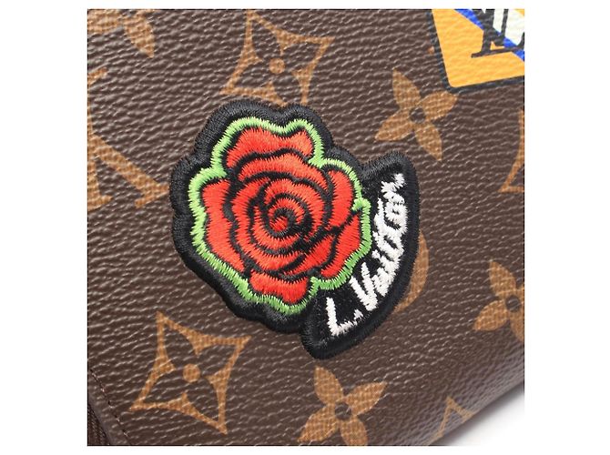 Portafoglio Zippy Louis Vuitton Marrone Multicolore - vista 8
