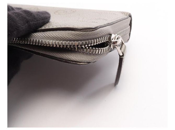 Louis Vuitton Zippy Wallet in Grau Monogram Braun Monogramm - Ansicht 11
