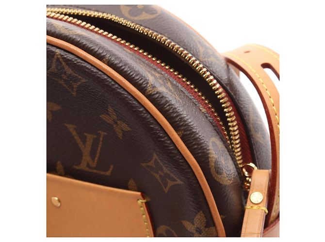 Borsa Louis Vuitton Boite Chapeau Souple MM Monogram Marrone Monogramma - vista 10