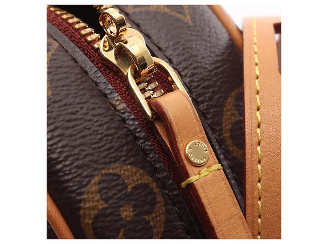 Borsa Louis Vuitton Boite Chapeau Souple MM Monogram Marrone Monogramma - vista 11