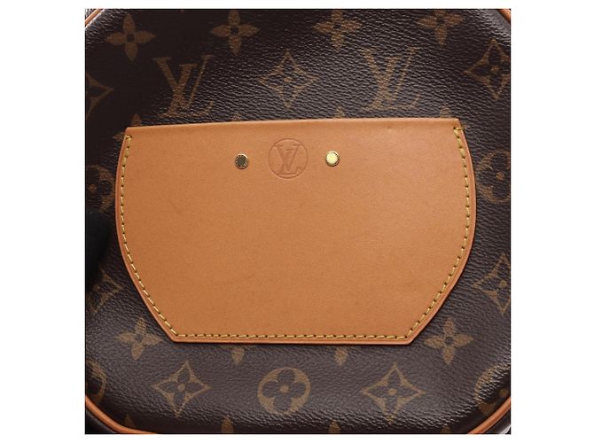 Borsa Louis Vuitton Boite Chapeau Souple MM Monogram Marrone Monogramma - vista 9