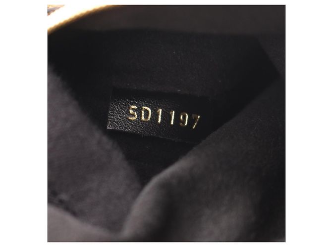 Borsa Louis Vuitton Pochette Metis MM Marrone Nero Monogramma - vista 5