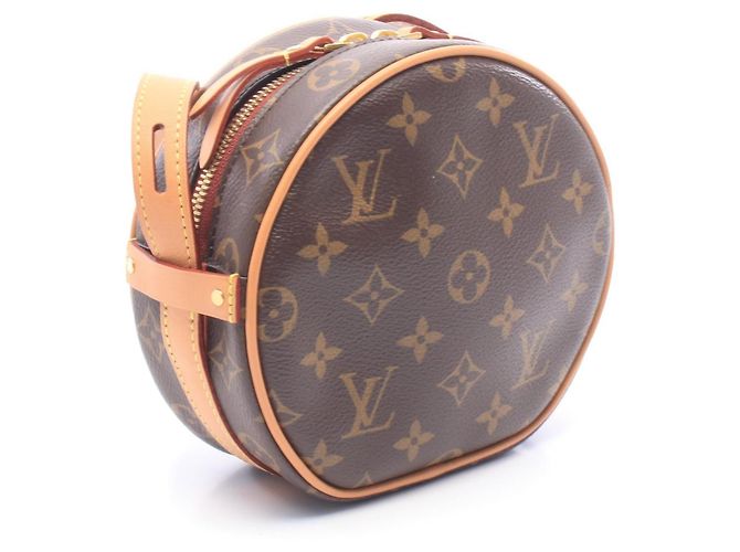 Borsa a tracolla Louis Vuitton Boite Chapeau Souple PM Marrone Monogramma - vista 2