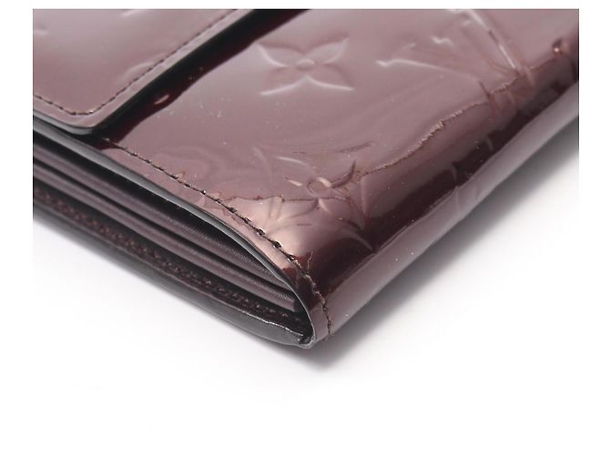 Louis Vuitton Portefeuille Sarah Bi-fold Long Wallet Burdeos Púrpura - vista 11
