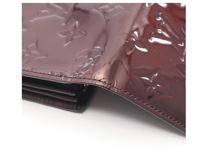 Louis Vuitton Portefeuille Sarah Bi-fold Long Wallet Burdeos Púrpura - vista 8