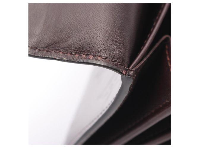Louis Vuitton Portefeuille Sarah Bi-fold Long Wallet Burdeos Púrpura - vista 9