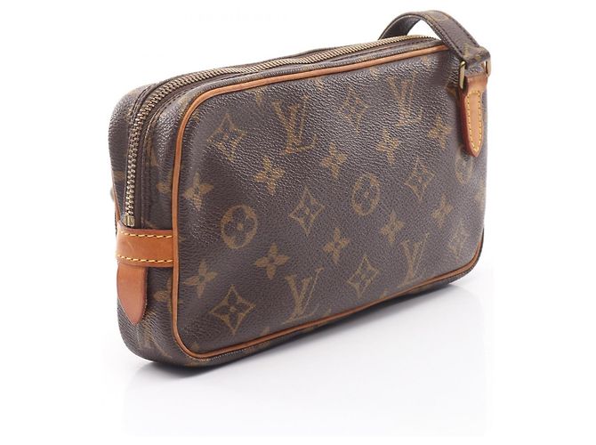Borsa a tracolla Louis Vuitton Marly Bandoulière Marrone Monogramma - vista 2