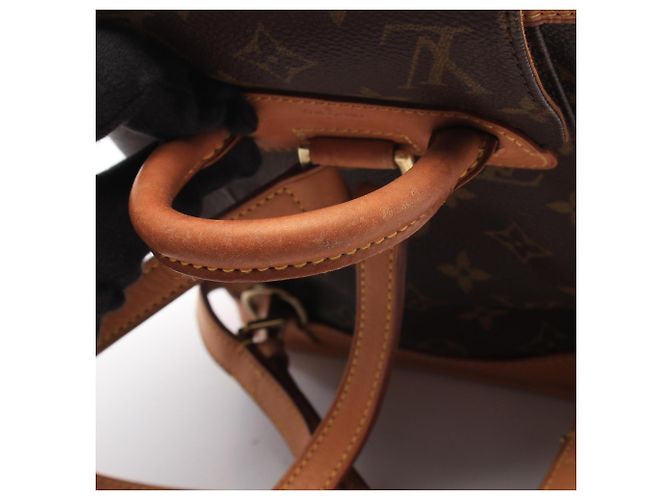Zaino/Borsa Louis Vuitton Mini Montsouris Monogram Marrone Monogramma - vista 10