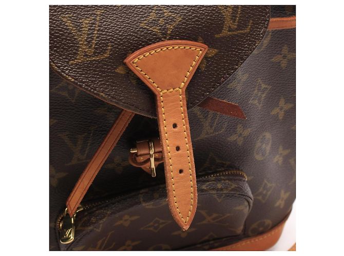 Zaino/Borsa Louis Vuitton Mini Montsouris Monogram Marrone Monogramma - vista 9